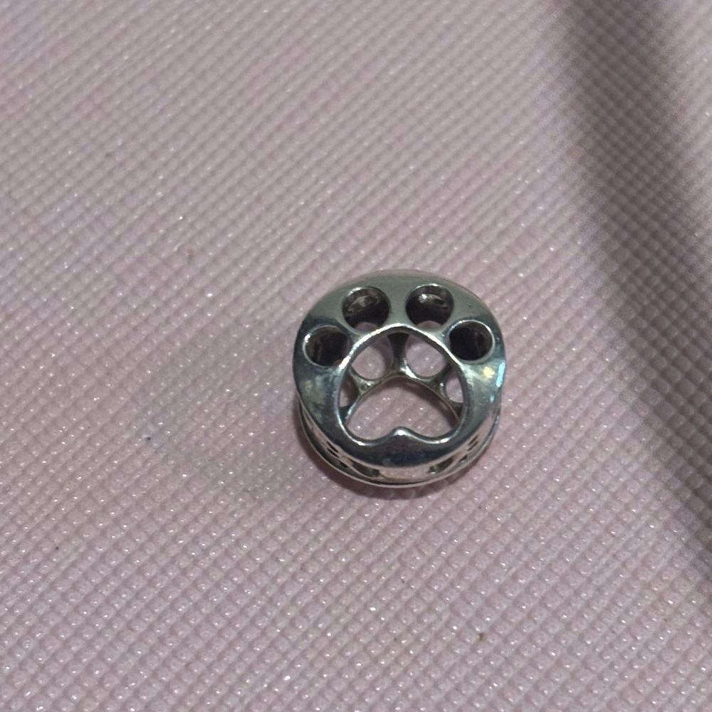 Pandora Silver Paw Print Charm